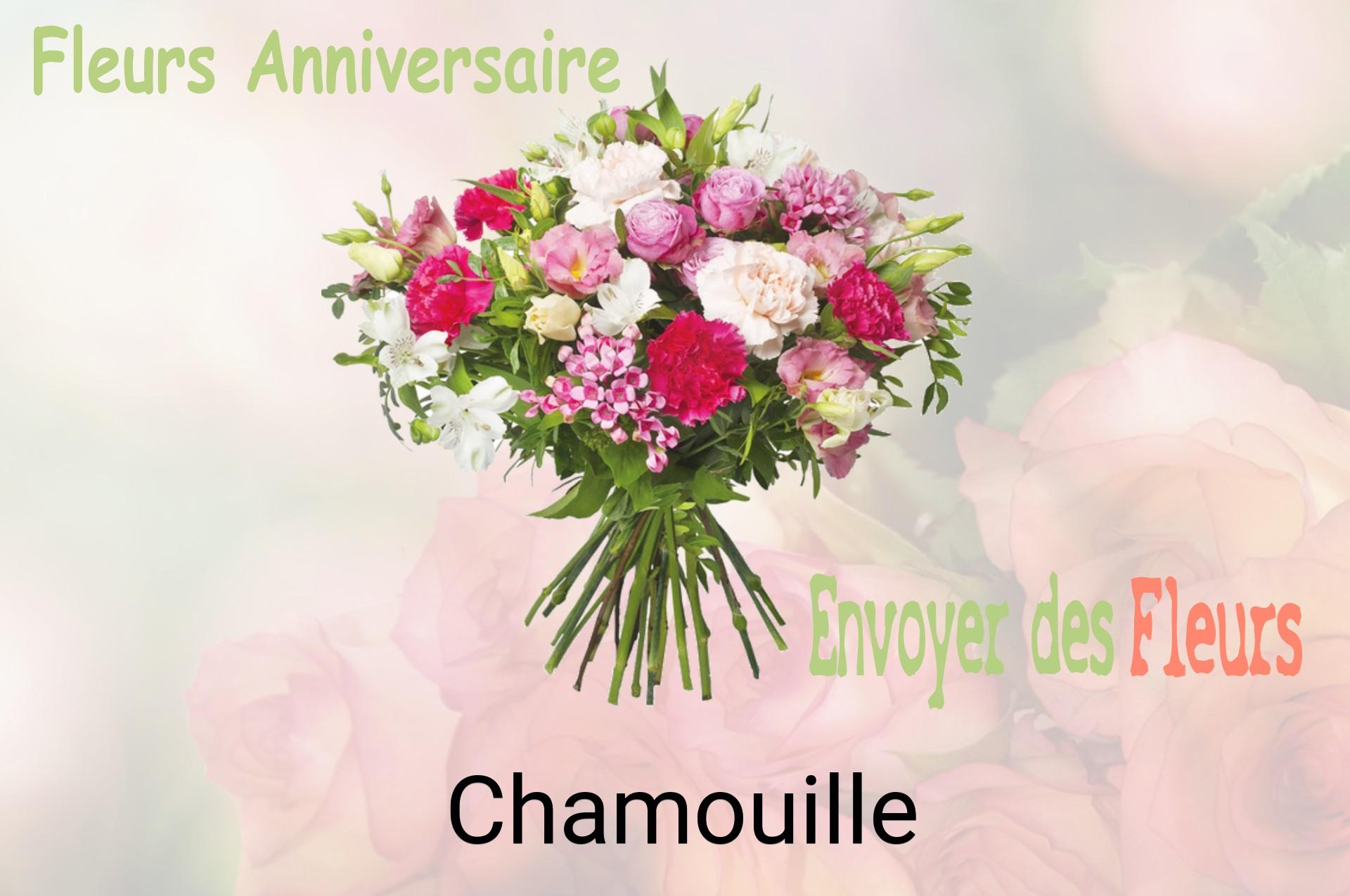 Bouquet de fleurs d’anniversaire livré à Chamouille